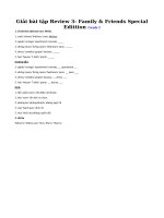 Tải Giải bài tập Family and Friends lớp 2 Review 3 - Ôn tập số 3 tiếng Anh Family and Friends lớp 2
