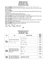 Đề thi học kì 1 môn Hóa học 10 năm 2020-2021 có đáp án - Trường THPT Lương Văn Can