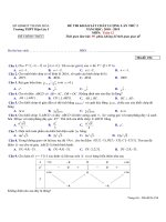 Đề thi thử môn Toán 2019 có đáp án trường THPT Hau Loc 1 - Thanh Hoa lan 2 - [blogtoanhoc.com]
