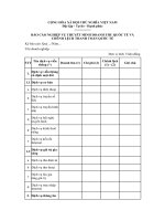 Mẫu báo cáo nghiệp vụ thuyết minh doanh thu quốc tế và chênh lệch thanh toán