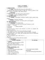 Tải Giáo án Tiếng Anh lớp 8 Unit 3: At home - Lesson 3 - Giáo án điện tử môn Tiếng Anh lớp 8