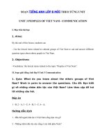 Tải Unit 3 lớp 8 Communication - Soạn tiếng Anh 8 Unit 3 Communication đầy đủ nhất