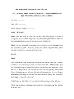 Bài thu hoạch tập huấn bộ sách Cánh Diều - Tất cả các môn