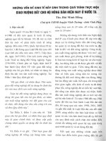 Những vấn đè kinh tế nảy sinh trong quá trình thực hiện giao ruộng đất cho hộ nông dân hiện nay ở nước ta