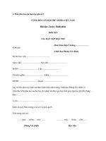 Mẫu đơn xin gia hạn học phí