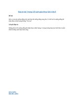 Đáp án bài 3 trang 103 sách giáo khoa Vật lý lớp 8