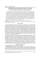 Nghiên cứu các thông số mưa ở khu vực Hà Nội bằng thiết bị đo hạt theo nguyên lý quang học