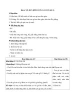 Tải Giáo án môn Thủ công 1 bài 6 (Tiết 1) - Giáo án môn Thủ công 1 bài 6: Xé, dán hình con gà con