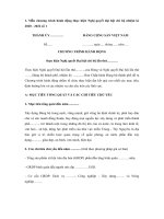 Chương trình hành động thực hiện Nghị quyết đại hội chi bộ nhiệm kì 2020 - 2025