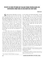 Vài nét so sánh về nhân vật tha hoá trong truyện ngắn của Akutagawa (Nhật Bản) và của Nam Cao ( Việt Nam).