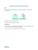 Đáp án bài 3 trang 65 sách giáo khoa Vật lý lớp 8