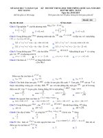 [Toánmath.com] - Đề thi thử THPT Quốc gia 2019 môn Toán lần 1 sở GD&ĐT Bắc Giang
