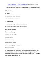 Tải Unit 3 lớp 9 Communication - Soạn tiếng Anh 9 Unit 3 Communication đầy đủ nhất