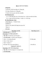 Tải Giáo án môn Thủ công 1 bài 11 (Tiết 2) - Giáo án Thủ công 1 bài 11: Gấp cái ví