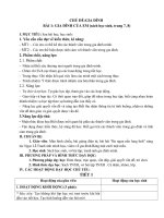 Giáo án Tự nhiên xã hội lớp 1 sách Chân Trời Sáng Tạo (Trọn bộ cả năm)