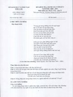 Đề thi học kì 1 môn Ngữ văn 12 năm 2020-2021 có đáp án - Trường THPT Ngô Gia Tự