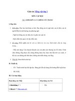 Tải Giáo án Tiếng Việt 2 tuần 21: Tập đọc - Chim sơn ca và bông cúc trắng - Giáo án Tập đọc lớp 2