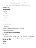 Tải Unit 4 lớp 6 Communication - Tiếng Anh 6 Unit 4 My neighbourhood | Giải bài tập SGK tiếng Anh lớp 6 Unit 4 Communication