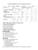 Toán 9 Kiểm tra Chương 3 Đại số  ma trận đề kt chương 3 2015 2016