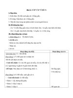 Tải Giáo án môn Thủ công 1 bài 11 (Tiết 1) - Giáo án Thủ công 1 bài 11: Gấp cái ví