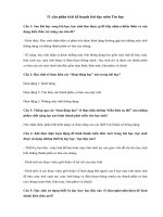 11 câu phân tích kế hoạch bài dạy môn Tin học