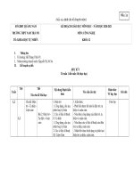 Kế hoạch giáo dục môn Công nghệ 12