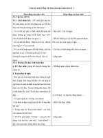 Giáo án môn Tiếng việt lớp 1 theo chương trình GDPT mới