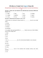 Tải Đề kiểm tra 15 phút Unit 1 lớp 12: Home life hệ 7 năm - Trắc nghiệm Tiếng Anh lớp 12 Unit 1 có đáp án