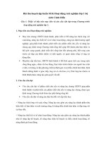 Bài thu hoạch tập huấn SGK Hoạt động trải nghiệm lớp 1 bộ sách Cánh Diều