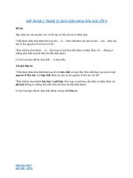 Bài 1 trang 25 SGK Hóa 8 | Giải hóa 1 bài 6 trang 25 sách giáo khoa | Giải hóa 8