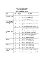 Mẫu phân phối chương trình Đạo đức lớp 1 sách Cùng học để phát triển năng lực