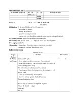 Tải Giáo án Tiếng Anh 11 unit 10: Nature in danger - Giáo án điện tử Tiếng Anh 11