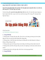 Soạn bài ôn tập phần tiếng Việt  | Soạn văn 9