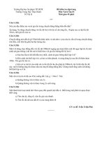 Đề kiểm tra tập trung lớp 10 lần 1 - 2011-2012 - THTH - Đề đề nghị