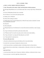 Tải Giải bài tập SGK Tiếng Anh lớp 7 Unit 3: At home - Để học tốt Tiếng Anh lớp 7 Bài 3