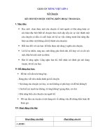 Tải Giáo án Tiếng Việt 4 tuần 21: Kể chuyện - Kể chuyện được chứng kiến hoặc tham gia - Giáo án Kể chuyện lớp 4