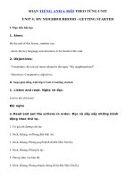 Tải Unit 4 lớp 6 Getting started - Tiếng Anh 6 Unit 4 My neighbourhood | Giải bài tập SGK tiếng Anh 6 mới Unit 4 Getting started