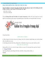 Soạn bài kiểm tra truyện trung đại | Soạn văn 9