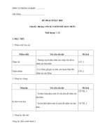 Giáo án môn Đạo đức chủ đề Em tự chăm sóc bản thân