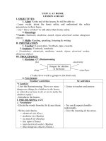 Tải Giáo án Tiếng Anh lớp 8 Unit 3: At home - Lesson 4 - Giáo án điện tử môn Tiếng Anh lớp 8