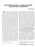 Phát triển nhân lực, nhân tài - Lựa chọn của Trung Quốc trong chiến lược phát triển bền vững.