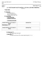 Toán 9 Kiểm tra Chương 3 Đại số  MAU GA DS 9