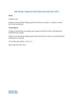 Bài 4 trang 26 SGK Hóa 8 | Giải hóa 4 bài 6 trang 26 sách giáo khoa | Giải hóa 8