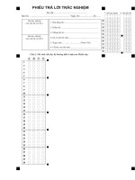 Đề thi học kì 1 môn Hóa học 12 năm 2019-2020 có đáp án - Trường THPT thị xã Quảng Trị