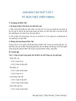 Soạn bài Từ hán việt (tiếp theo) trang 82 SGK Ngữ văn lớp 7 tập 1 | Soạn văn 7