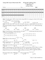 [Toánmath.com] - Đề thi thử THPTQG 2019 lần 2 môn Toán trường chuyên Thoại Ngọc Hầu – An Giang