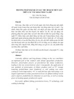 Phương pháp bảo quản sau thu hoạch thuỷ sản trên các tàu khai thác xa bờ