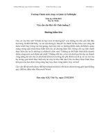 Bài viết 2. Đường hầm lớn