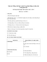 Giáo án lớp 1 bộ sách Vì sự bình đẳng và dân chủ trong giáo dục tất cả các môn