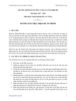 Hướng dẫn thực hiện đề án nhóm